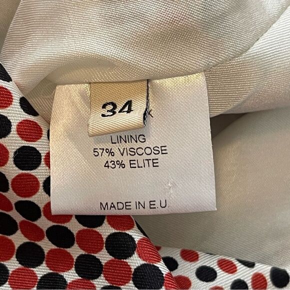 ALEXANDRE VAUTHIER Dot Twill Strapless Dress in Size FR34 / XS - Picture 7 of 10